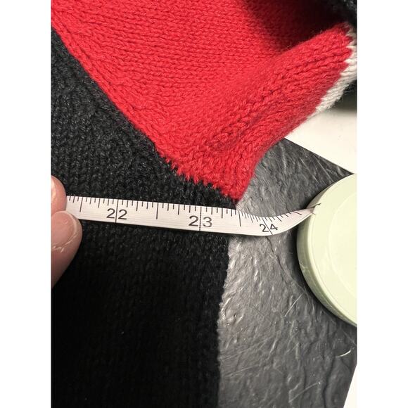 Vintage All Points Ugly Christmas Sweater Womens XL 2 Sided Design Snowman AOP - Picture 8 of 9